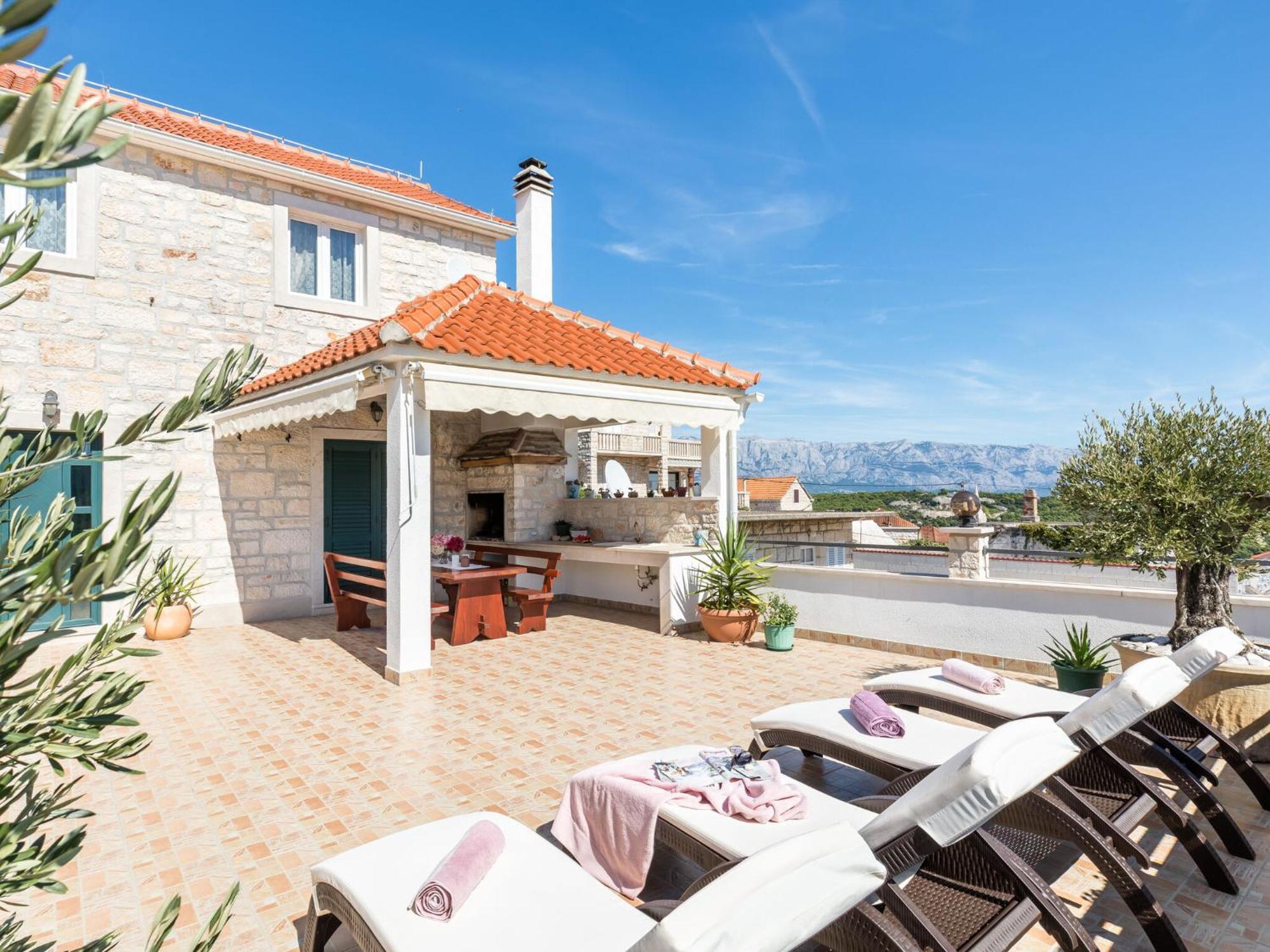 Luxurious Villa In Selca With Pool Selca (Brac) Exterior foto